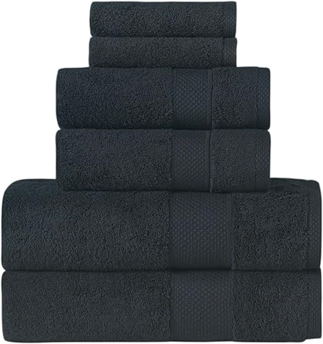 Towels Beyond - Juego de toallas de lujo para baño, 100% algodón turco, de secado rápido, suaves y absorbentes, toallas de mano y paños de la