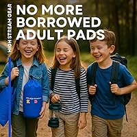 Vista 7 de Kids Sleeping Pad for Camping and Sleepovers with Pillow, Inflatable Camping Mattress for Backpacking & Travel, Thick Toddler Cot Mat, Fast