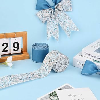 Amazon.com: Bolsome 2Rolls 20 Yards Vintage Flowers Wired