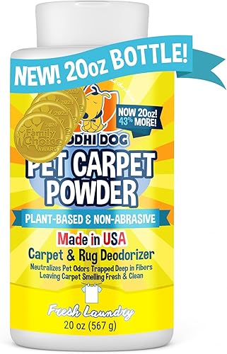 Bodhi Dog Polvo natural para alfombras de olor para perros, eliminador de olores de mascotas secas, elimina olores de orina, polvo de habitaciĂłn Bodhi Dog Polvo natural para alfombras de olor para perros, eliminador de olores de mascotas secas, elimina olores de orina, polvo de habitaciĂłn