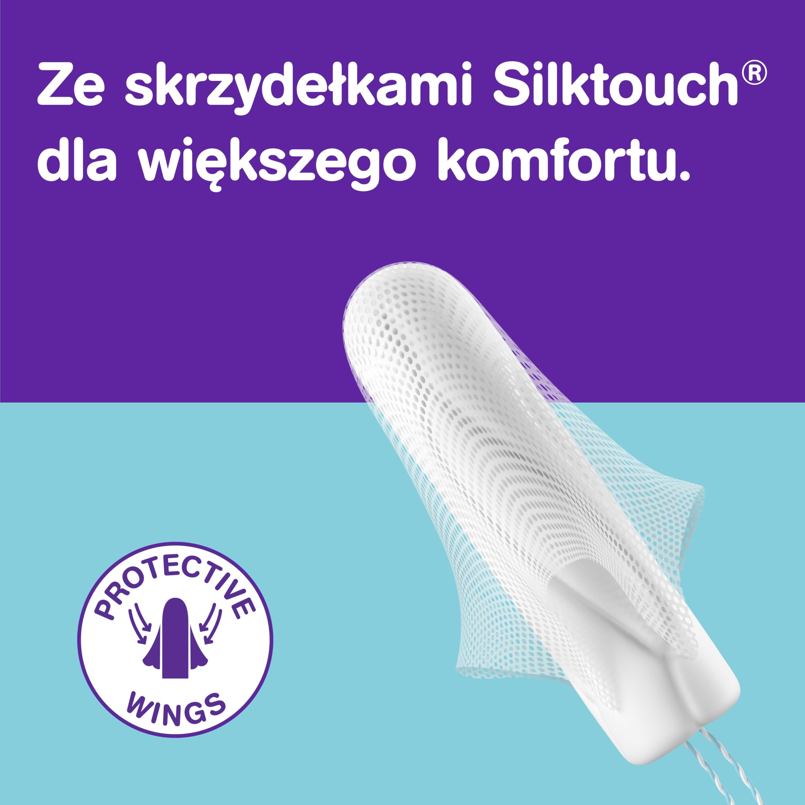 o.b. ExtraProtect Super Plus Tampony 36 szt. NOWOŚĆ, dodatkowe skrzydełka zabezpieczające, do 100% ochrony przed przeciekaniem w dzień i w nocy, na bardzo obfite krwawienie, duże opakowanie