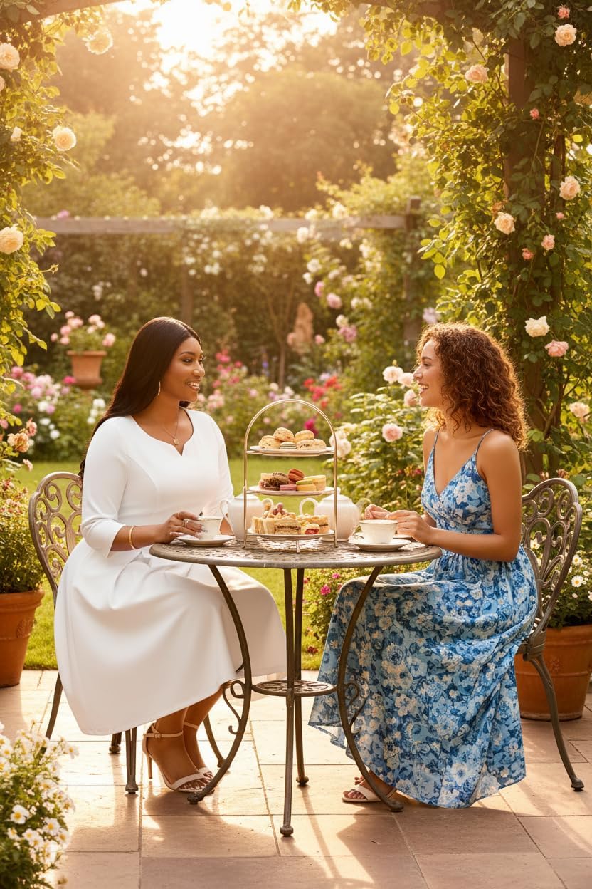 Nmoder Casual Dresses for Women, Fit and Flare A-Line Swing Dress 3/4 Sleeve Church Cocktail Midi Dress with Pockets - Image 3