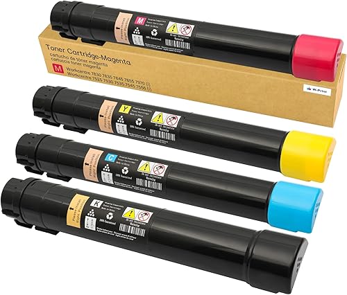 Cartucho de tóner remanufacturado para Xerox Workcentre 752575307535754575567830783578457855 compatible con 006R01513 006R01516 006R01515 006R015