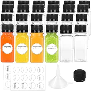 12pack 2oz Glass Bottles With Caps(60ml) Wellness Shot Bottles,Whiskey - View #12
