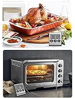 Vista 3 de Termómetro digital para carne para cocinar temperaturas precisas del horno - Diseño preciso de termómetro de alimentos