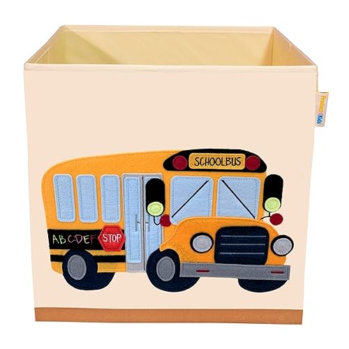 Vista 8 de Contenedores organizadores de almacenamiento lavables, organizadores de juguetes de lona plegables y almacenamiento para juguetes, libros, ropa