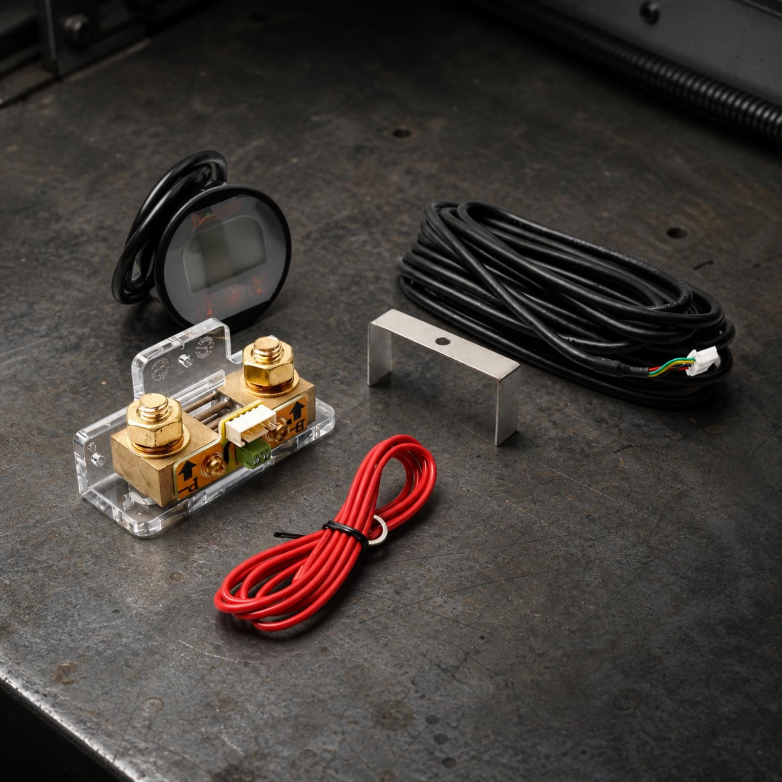 Compteur Clombs 8-120V En Laiton Multifonction Moniteur Bloc D'alimentation à Écran Rétroéclairé Robuste Voltmètre Ampèremètre