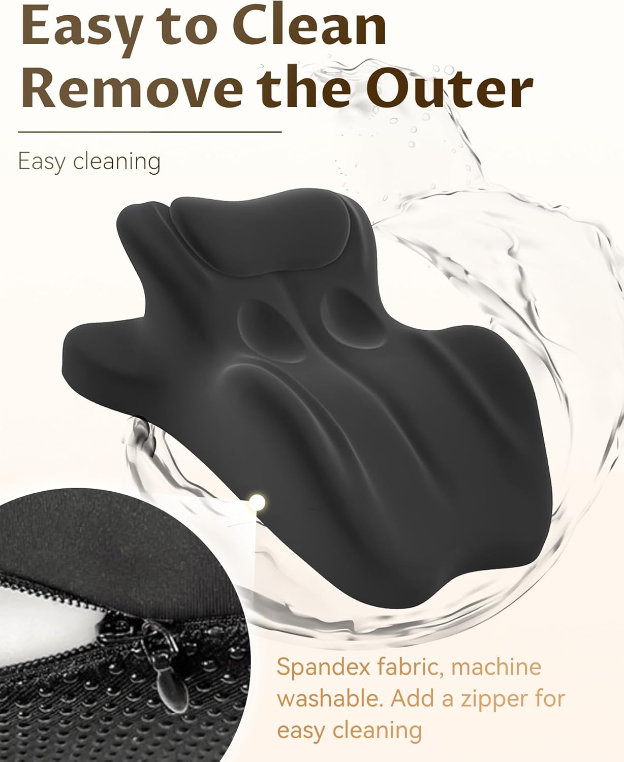 Couples Pillow for Intimacy, 27°angle Perfect Position Pillow Multi Functional Ergonomic Position Pillows for Intimacy Wedge, Adult Pillows for Intimacy All Perfect Position Easily Postures (Black)