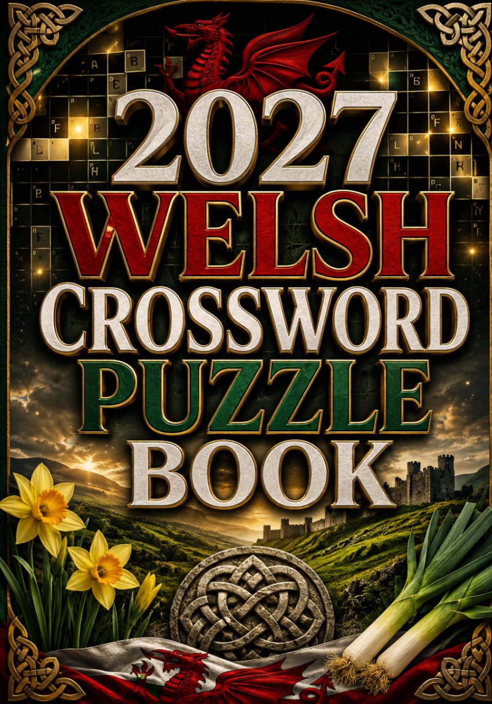 2027 Welsh Crossword Puzzle Book: Large Print Welsh Crossword Puzzles for Adults, Seniors, and Language Learners — Fun Word Challenges to Build Vocabulary, Memory, and Welsh Language Skills