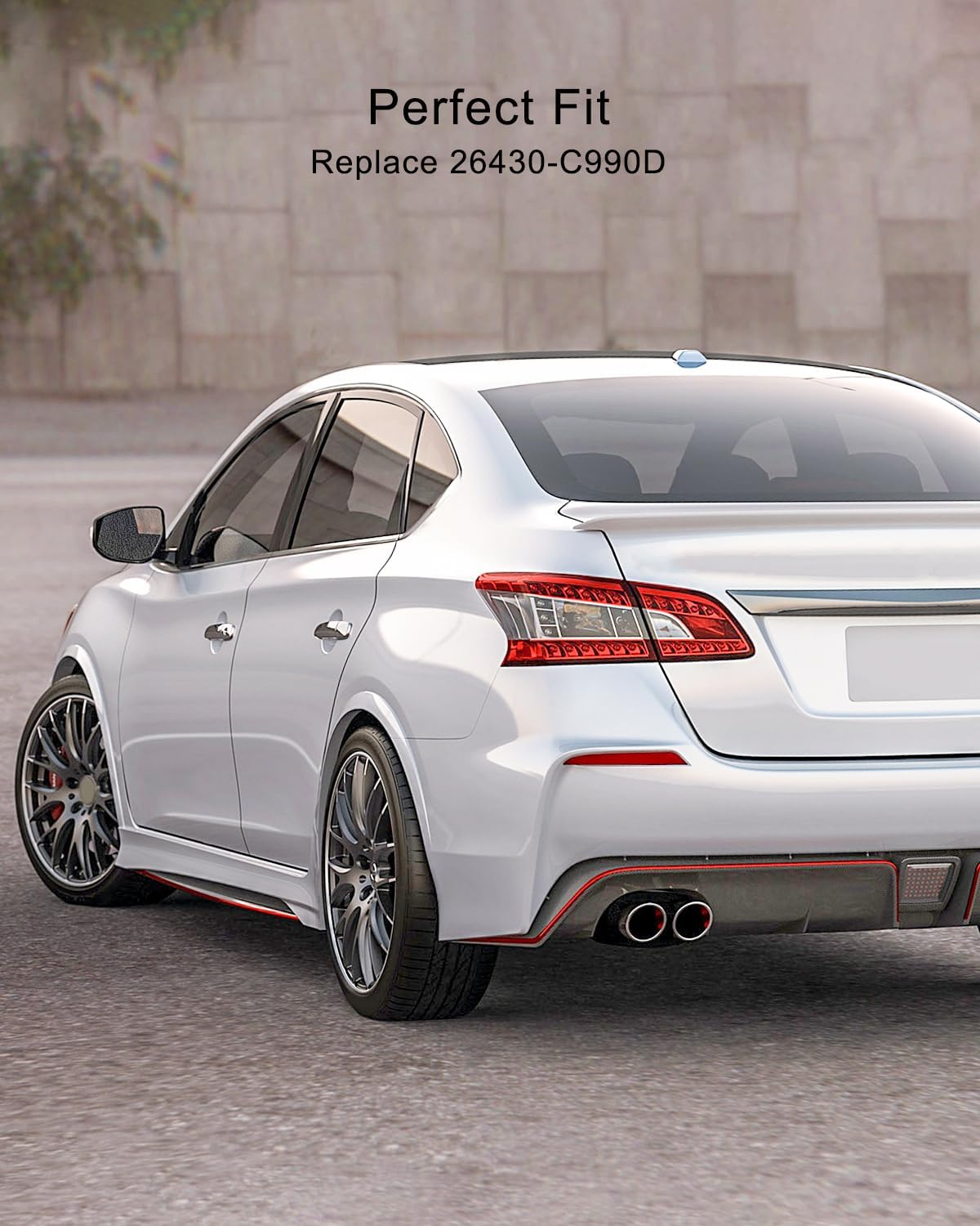 ULZOZN Console Map Reading Light Lamp Fit for Nissan Sentra 2013-2015 Altima 2013-2018 Leaf Battery EV 2016-2017 Replace 26430-C990D,Car Interior Overhead Map Reading Light