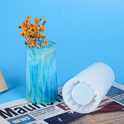 Miniatura 3 de Cayway Vase Silicone Molds Flower Vase Resin Molds Silicone for Flowers Preservation 3D DIY Making Handmade Home Display Decor Crafts