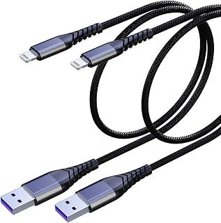 [MFi-Certified]iPhone Charger Cable Short 0.3M[2 Pack], Short Lightning Cable 30CM Lead Fast Charging Cord iPhone 0.3m for iPhone 11/11 Pro/11 Pro Max/X/XS/XR/XS Max/8/8 Plus/7/7 Plus/6/6 Plus/5/SE