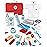 Lehoo Castle Doctor Kit for Toddlers 3-5, Kids Doctors Play Set, Pretend Play with Doctor Costume Toy Stethoscope Medical Kits for Girls Boys 3 4 5