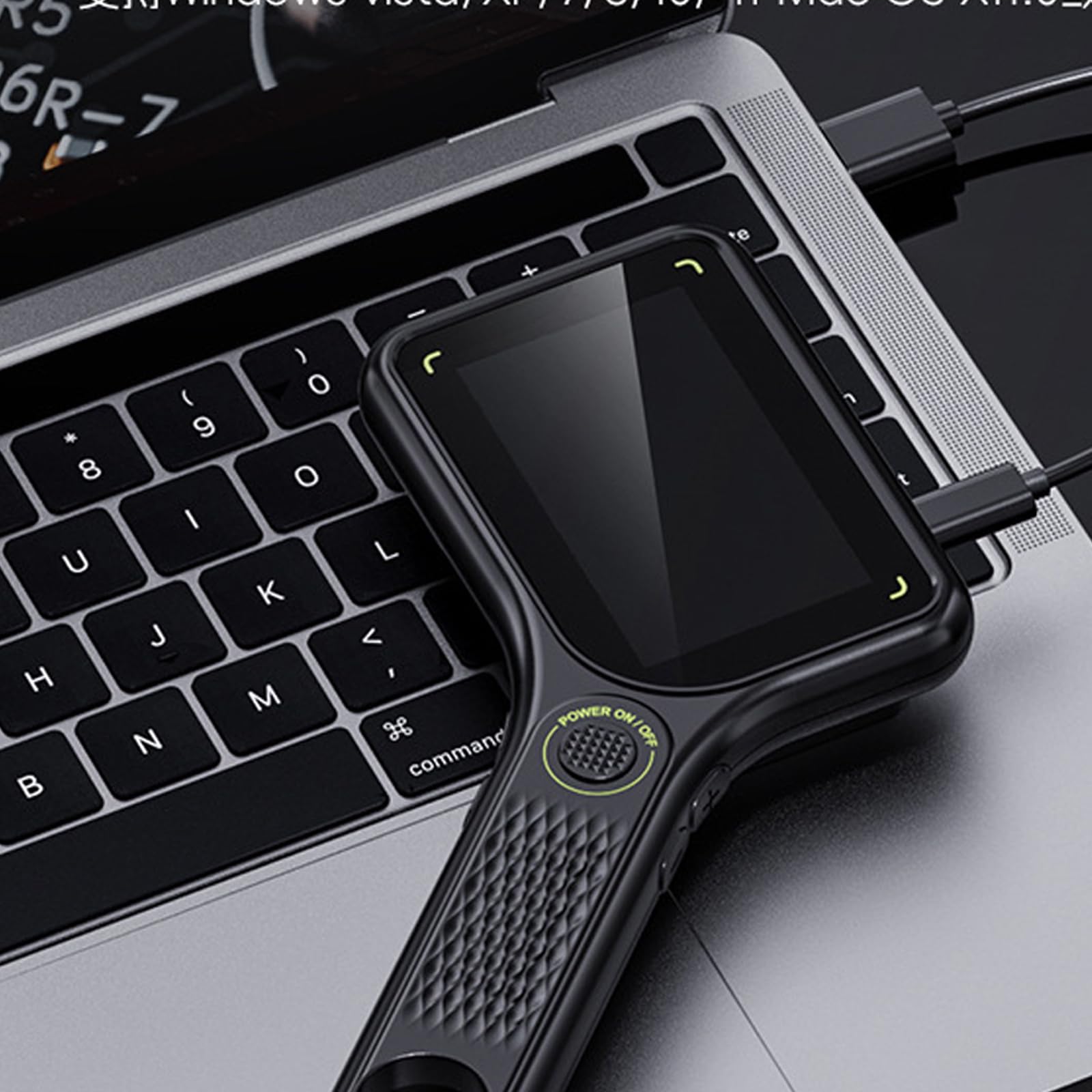 Mikroskop cyfrowy o wysokiej rozdzielczości 7,5 cm ręczny lupa narzędzie do podłączenia USB do laboratorium i użytku domowego ustawienie klasy ręczny mikroskop cyfrowy ze światłem LED