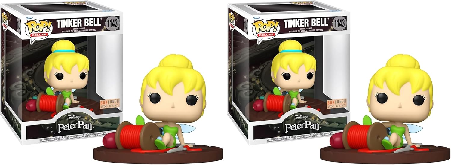 Funko Peter Pan POP! Deluxe Vinyl Figurine Tinker Bell on Spool 9 cm