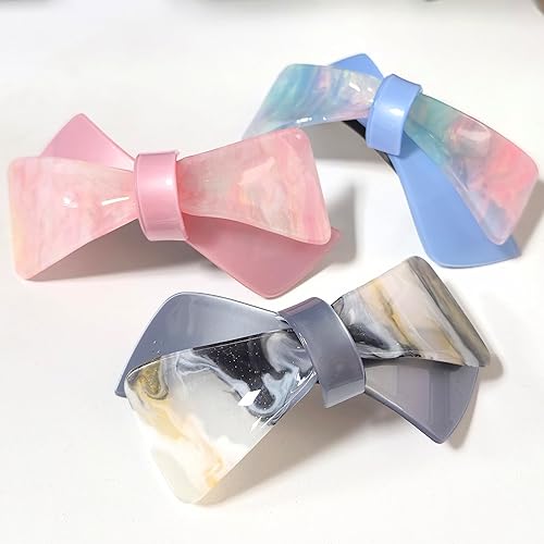 Miniatura 103 de Pasadores para el cabello – Pasador francés para mujeres de cabello grueso – 3 piezas de clip de agarre fuerte grande para mujer – Clip decorativo