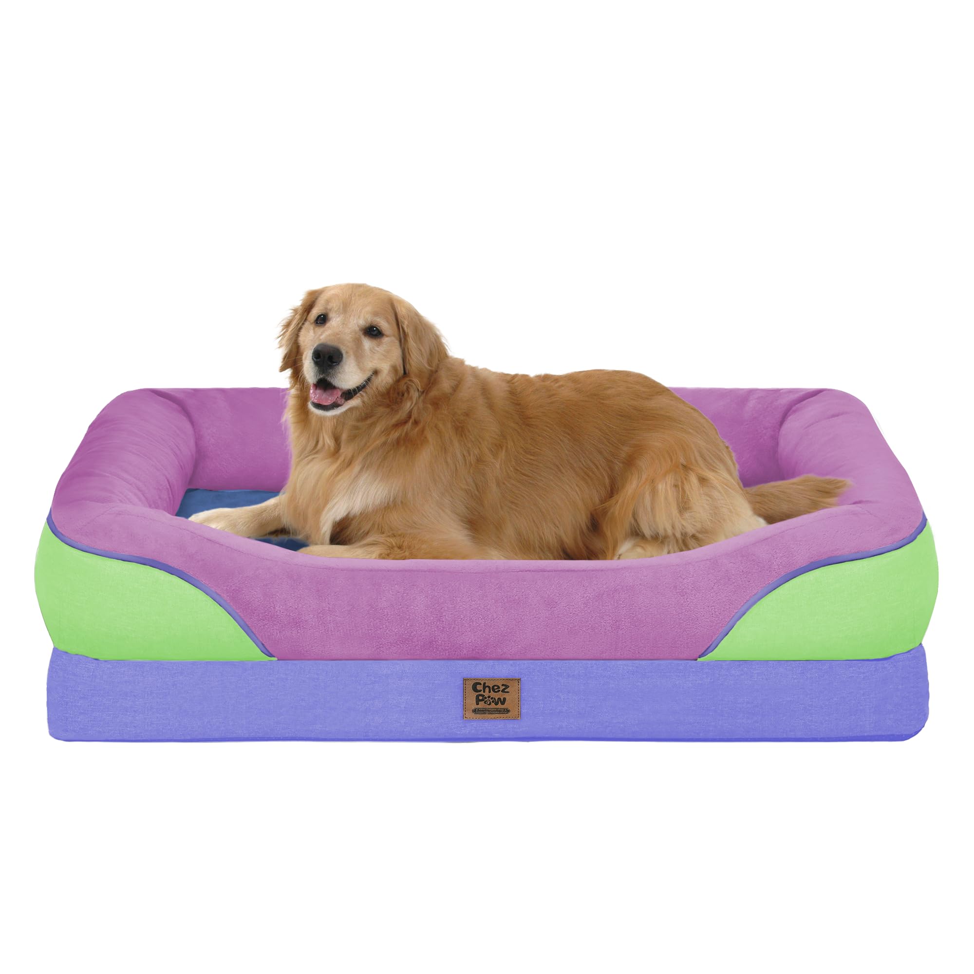 Chez Paw Waterproof Orthopedic XL Dog Bed for Large and Extra Large Dogs