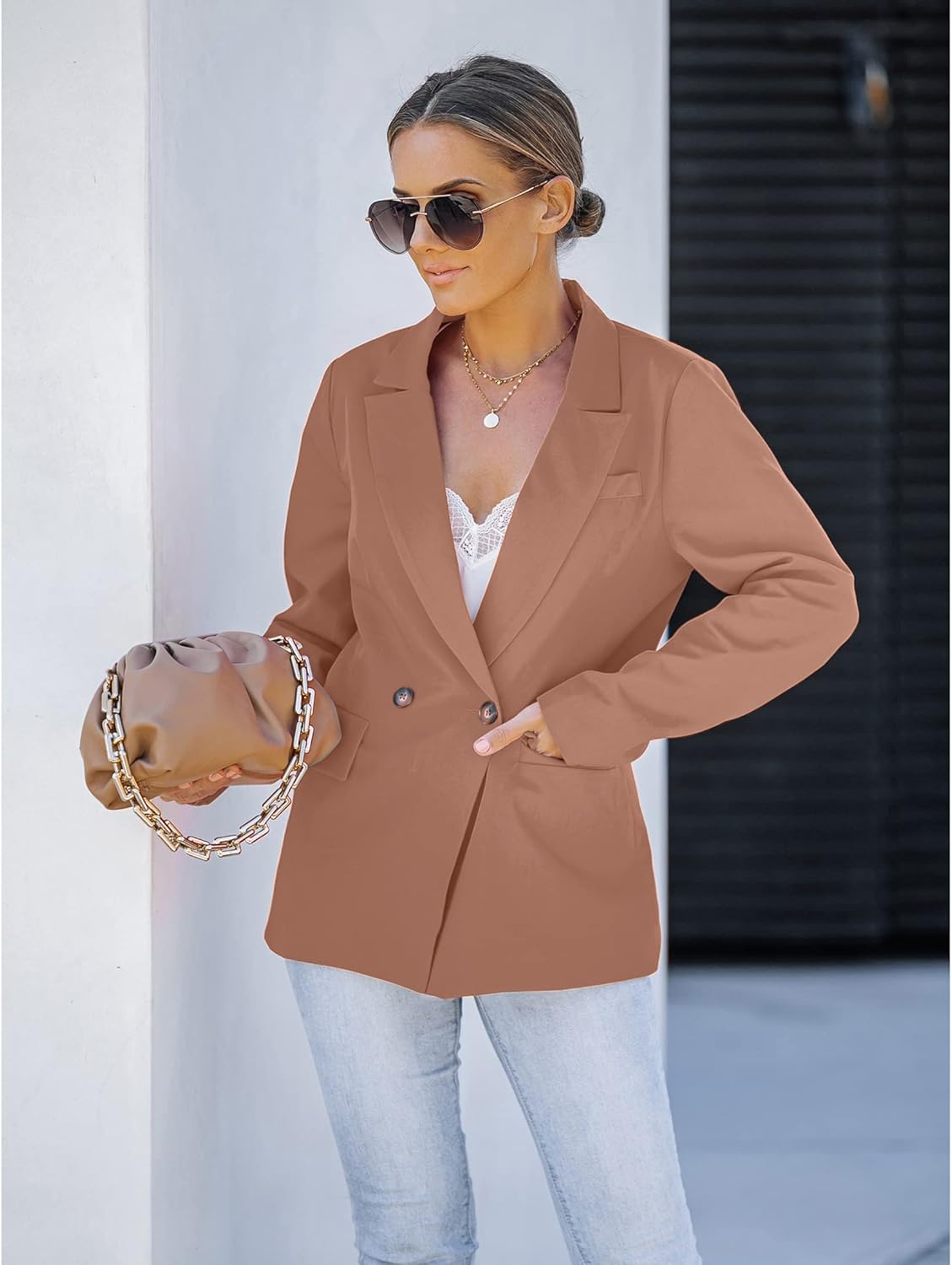 luvamia Blazer Jackets for Women Work Casual Office Long Sleeve Fashion Dressy Business Outfits - Image 7