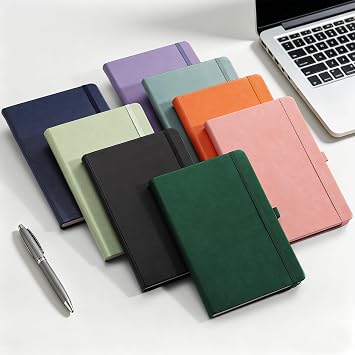 Notebook A5 Ruled 120 g/m² Paper 160 Pages Dark Green