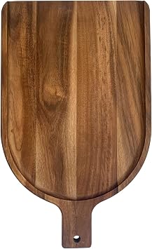 لوح خشب الحديد Charcuterie مع مقبض ، Acacia Wood