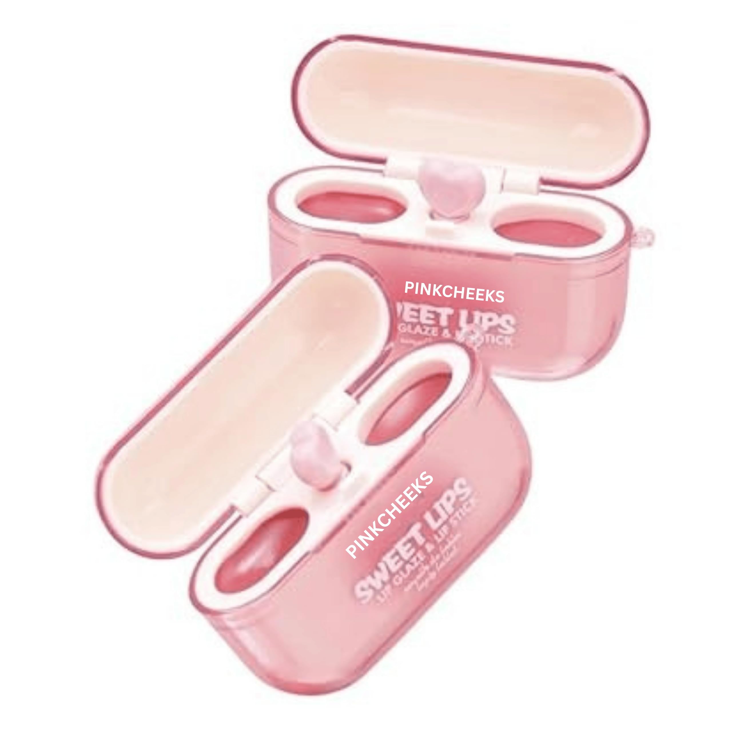Heart Lip Gloss Duo Set – Cute Earbuds Case Style | High-Shine Moisturizing Lip Gloss (Pack of 2) | Smooth Non-Sticky Glossy Finish | Fun Makeup Gift for Girls & Women-image-30