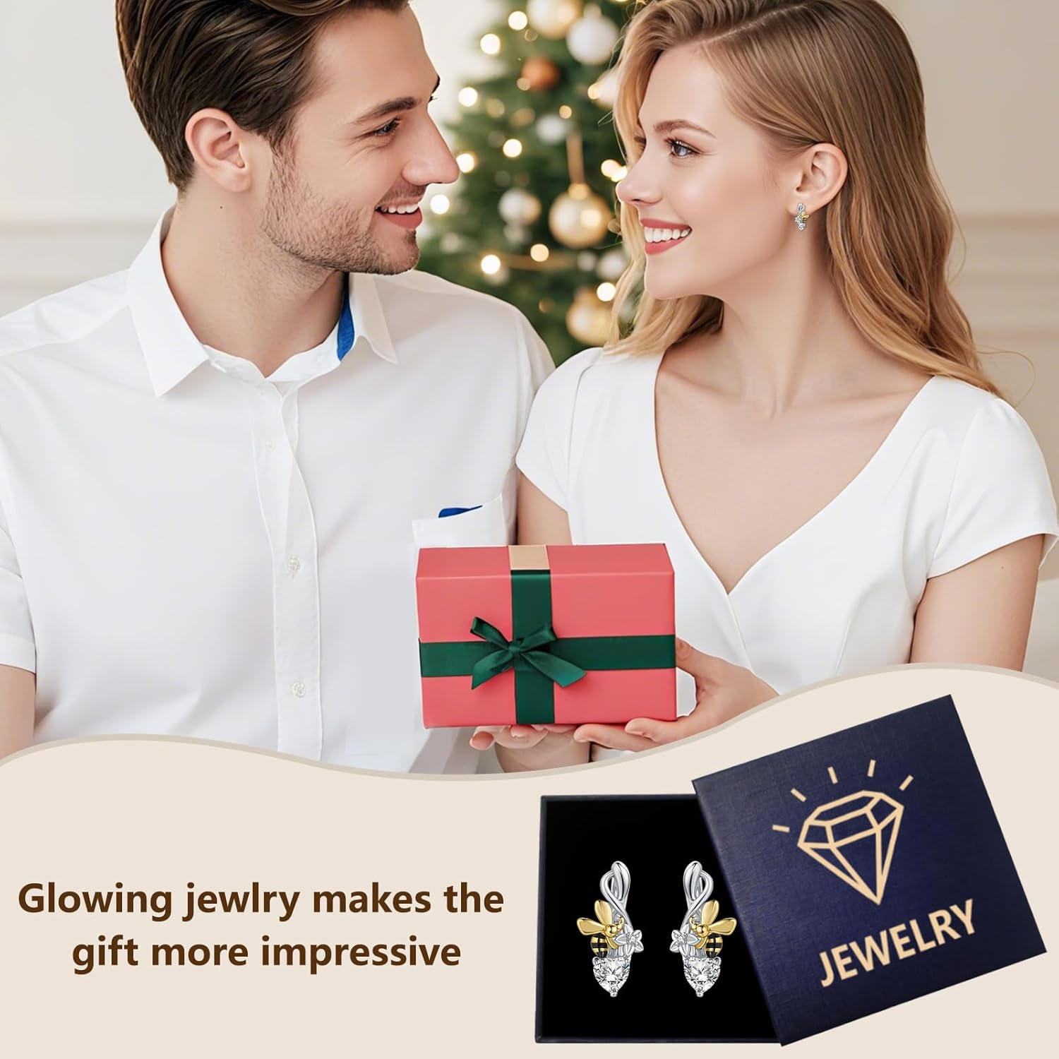 Bee/Dragonfly Earrings Sterling Silver Cute Animal Drop Earrings Jewelry gifts for Women - Image 6