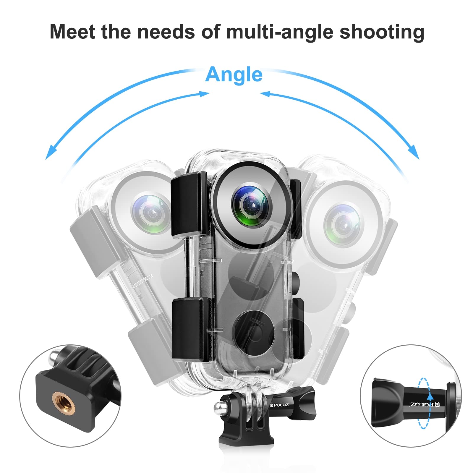 Insta360 ONE X2 潜水ケース　DIVE CASE Amazon.com : Invisible Dive Case Compatible for Insta360 X4