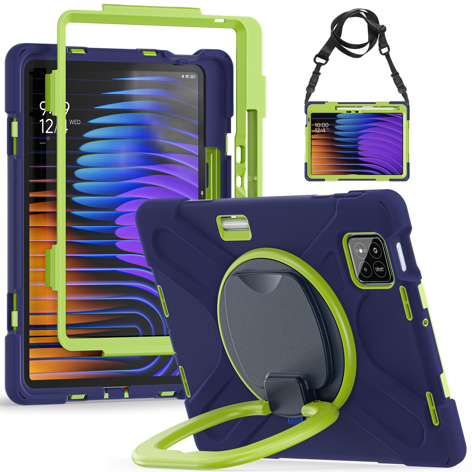 Coque robuste Xiaomi Mi Pad 8 et 8 Pro antichoc bleu marine - 8