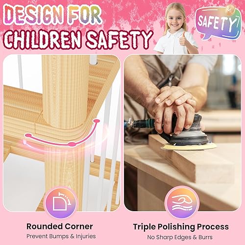 Miniatura 7 de Almacenamiento de animales de peluche, almacenamiento de zoológico de peluche de madera