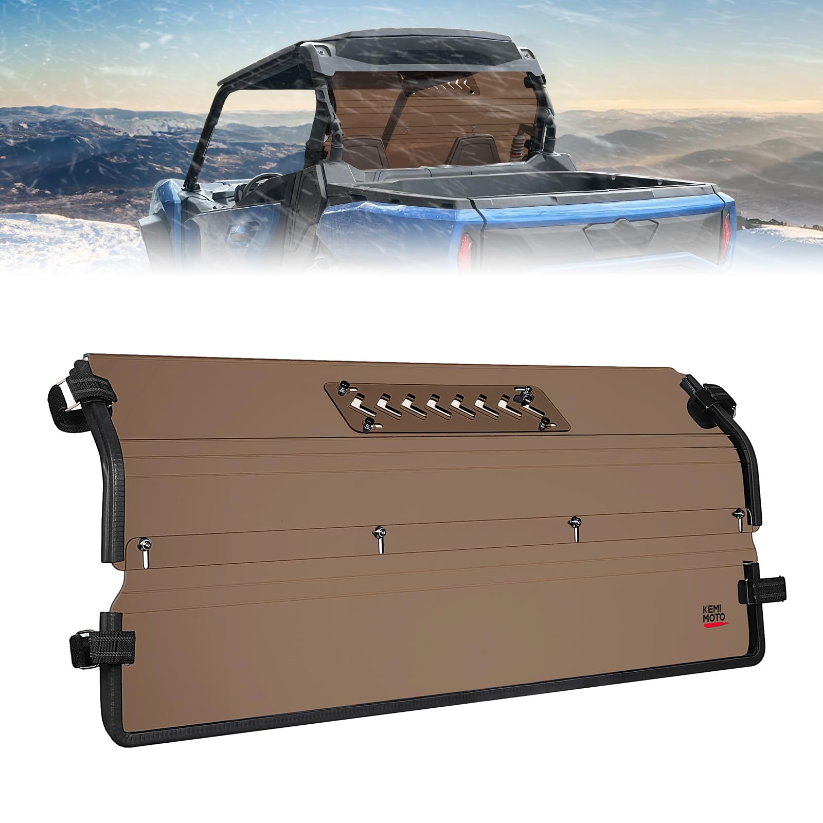 Amazon.com: KEMIMOTO Vented Rear Windshield Compatible with Can-Am