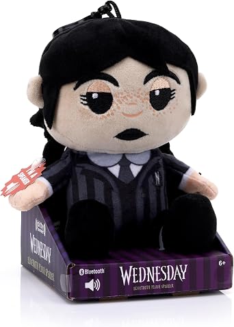 Bitty Boomers Wednesday Bluetooth Plush Speaker