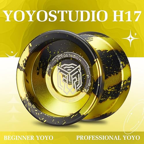 Miniatura 2 de YOYOSTUDIO H17 Responsive Yoyo Professional, Yoyo de doble propósito para niñosprincipiantes, trucos de yoyo para adultos con kit de rodamientos de