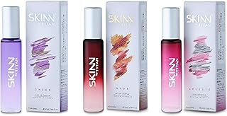 SKINN by Titan - Travel EDP Fresh Scent Perfume Spray for Her, 20ml (Pack of 3) Price In India