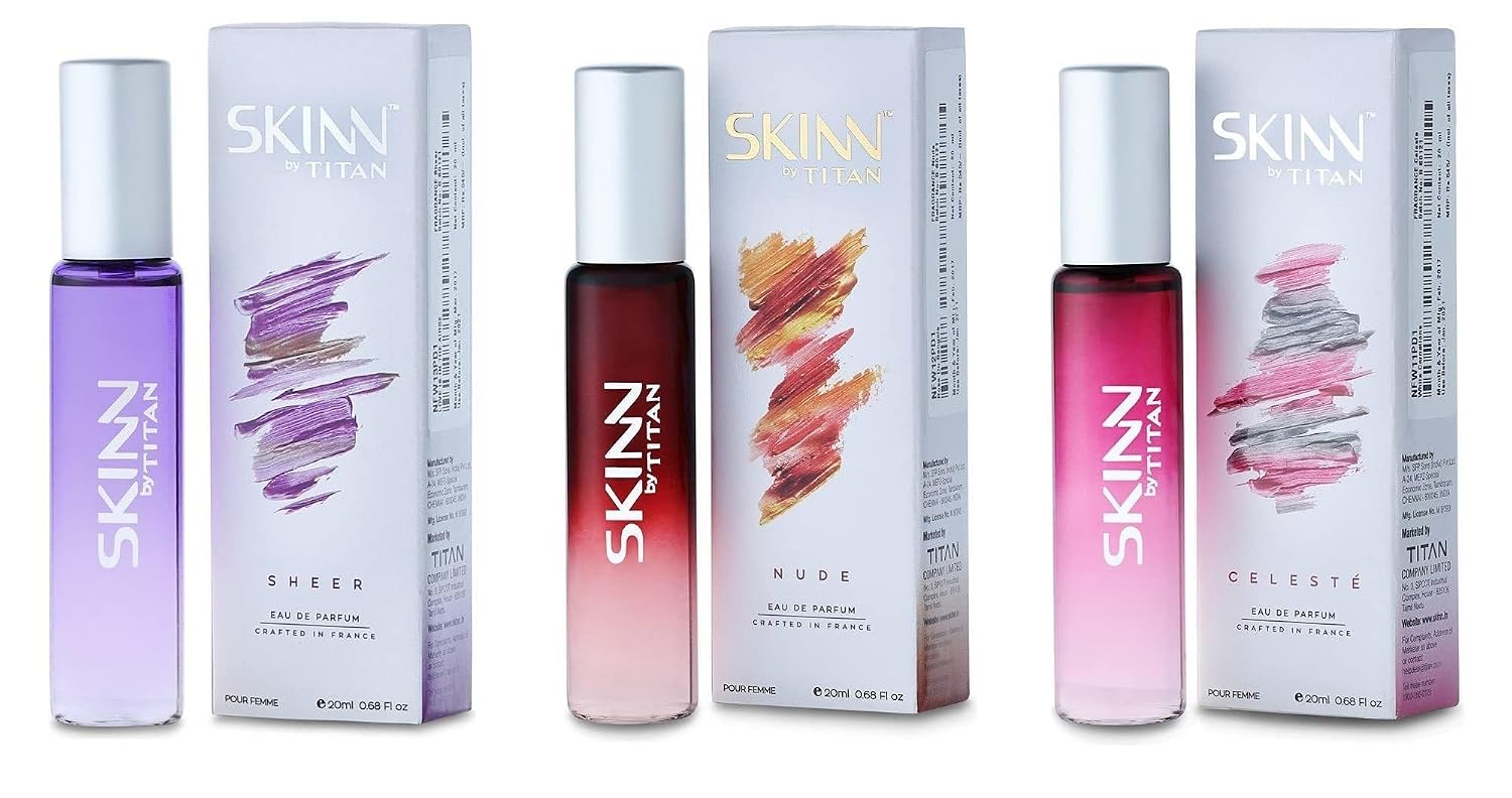 SKINN by Titan - Travel EDP Fresh Scent Perfume Spray for Her, 20ml (Pack of 3) - Review, Price and Buying Guide