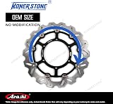 Front Brake Discs for Harley Davidson FXSTC 1584 SOFTAIL CUSTOM 2008-2009/FLS 1690 SOFTAIL SLIM 2012-2014 Brake Disk Motorcycle Accessories - 6