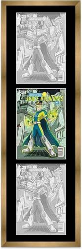 Miniatura 103 de Marco de cómic negro mate Para cómics publicados entre 1986 y el día actual (marco de madera maciza de cómic de la Edad Dorada), hecho