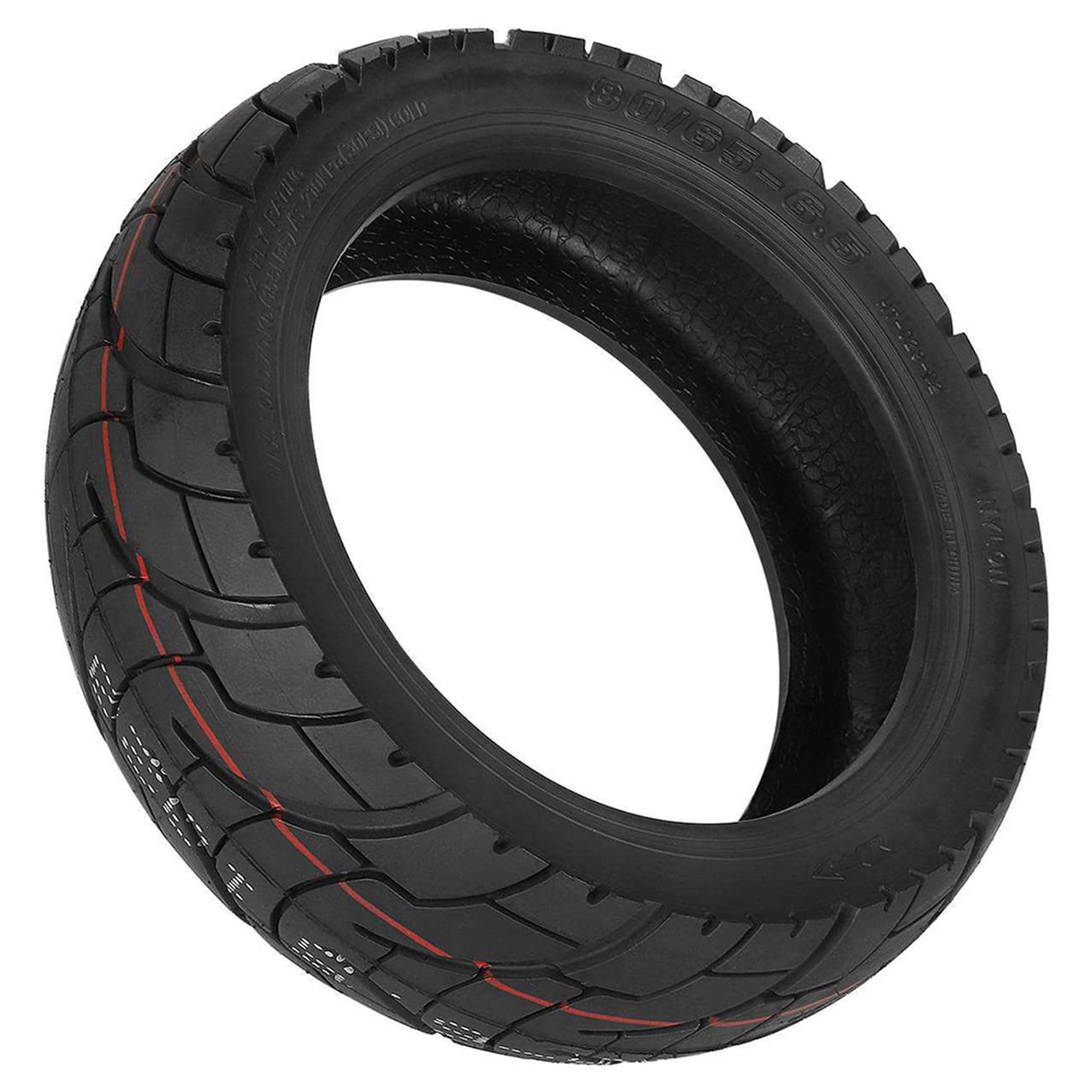 4X Pneumatico Autostradale da 10 Pollici 80/65-6.5 per Scooter Elettrico Zero 10 X 255x80 10x3