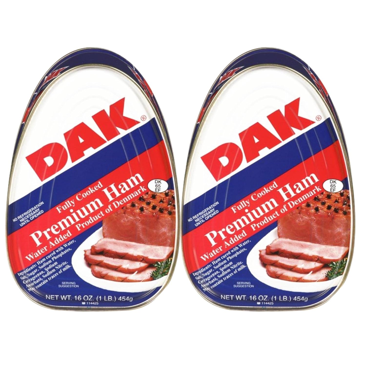 LLE Premium Canned Ham, 16oz Fully Cooked & Ready to Eat Meat for Breakfast Lunch