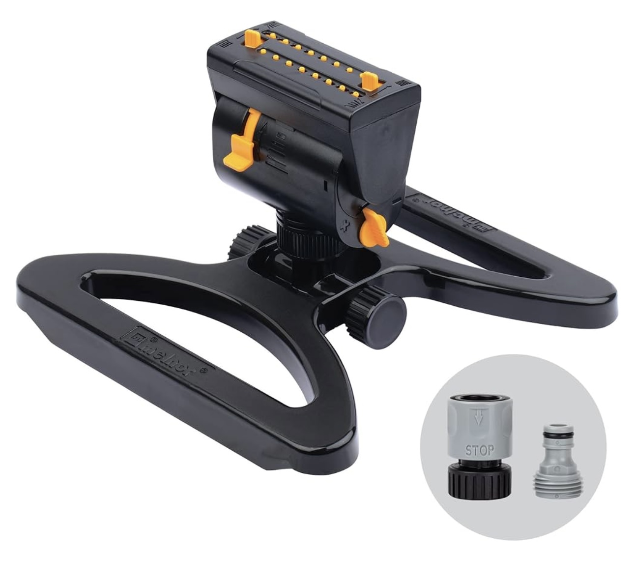 Watch Melnor 65131AMZ MiniMax Turbo Oscillator Sprinkler, 4000 sq