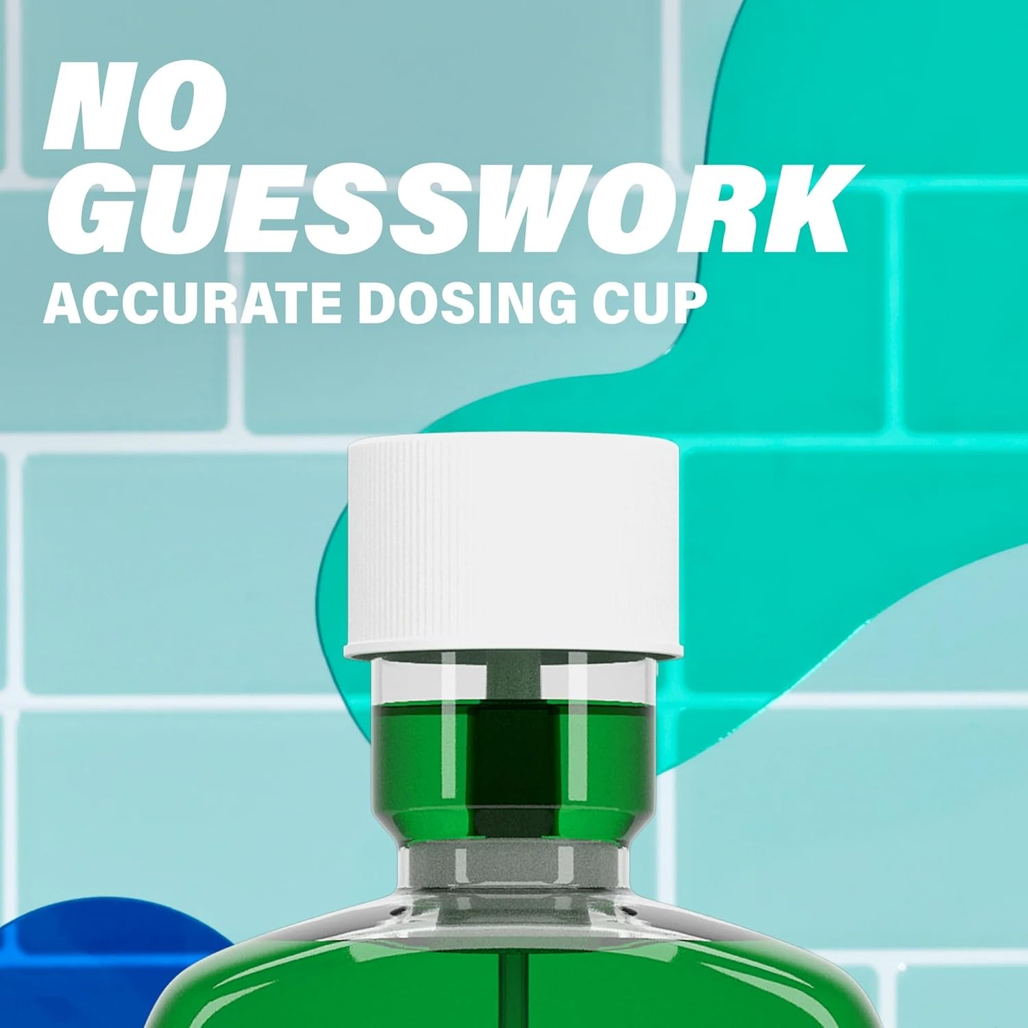 ACT Anticavity Zero Alcohol Fluoride Mouthwash 18 fl. oz. (Pack of 4) With Accurate Dosing Cup, Mint