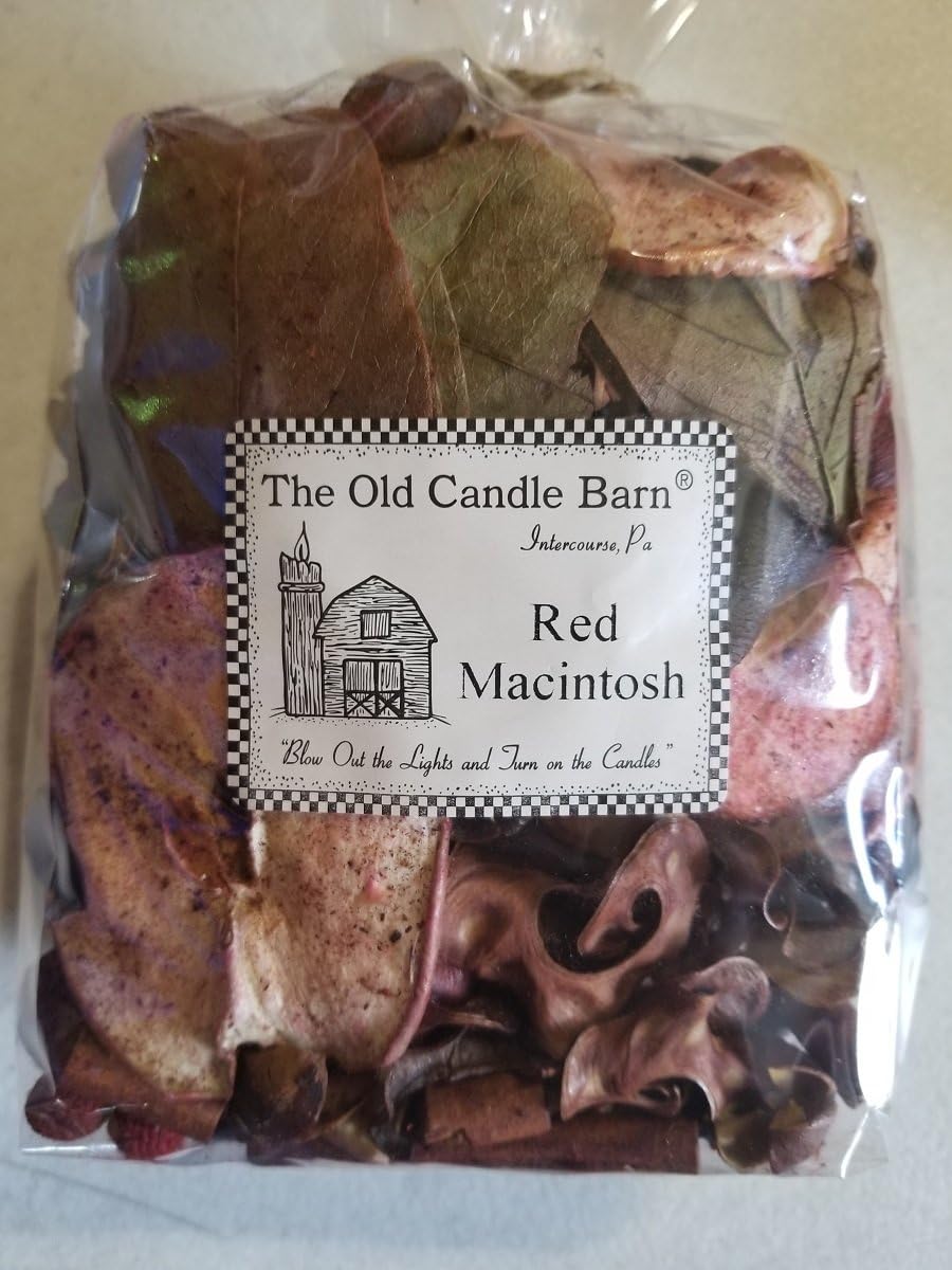 Old Candle Barn Red Macintosh Potpourri Large Bag Perfect