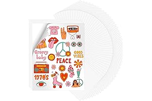 Ultimate HTVront Sublimation Sticker Paper for Unparalleled DIY Creation (8.5*11 inches - 50 Pcs)
