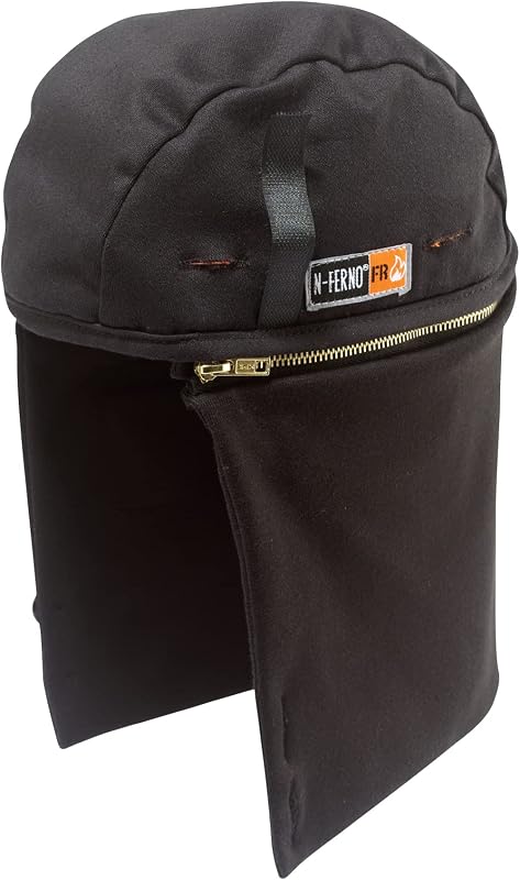 N-Ferno 6885 Hard Hat Winter Liner, FR Rated, Versatile Wear,Black,12.5 x 0.8 x 13.5 Inch