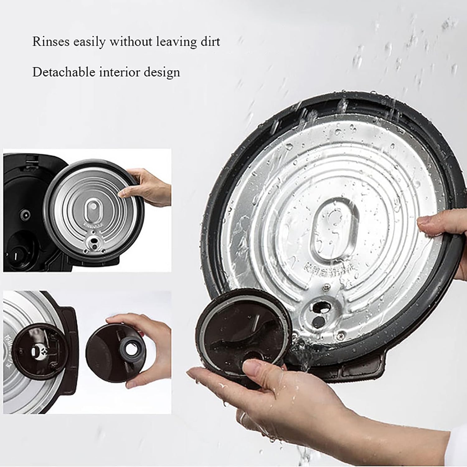 Rice Cooker (5L) Home Multi-function Rice Cooker, 24H Reservation and Heat Preservation, Thicken Non-stick Liner, for 2-8 People 220-240V US/EU