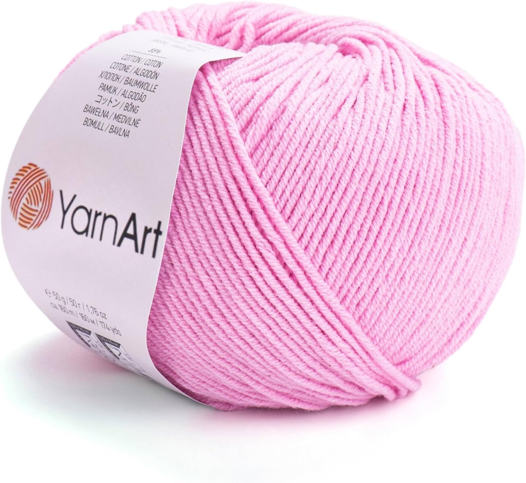 YarnArt Jeans Cotton Blend Yarn for Amigurumi, Crochet & Knitting, Soft Turkish Yarn 55% Cotton โ 45% Polyacrylic, Perfect for Handmade Projects (20)