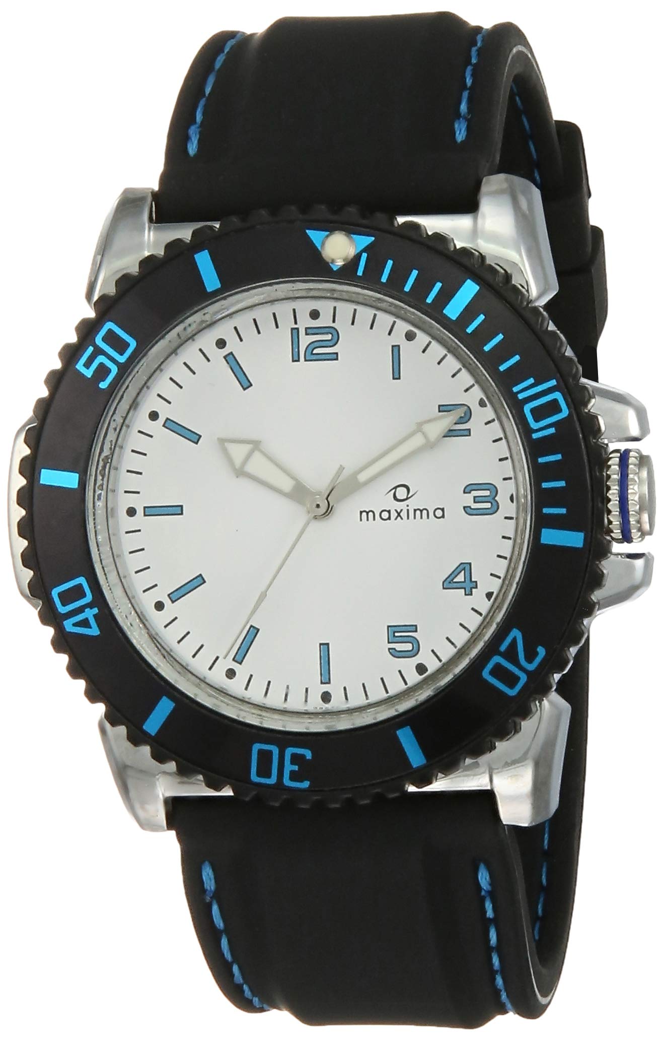 Maxima Plastic Hybrid Analog White Dial Mens Watch - 29830Ppgi (B00MWYHEXI) Amazon Price History, Amazon Price Tracker