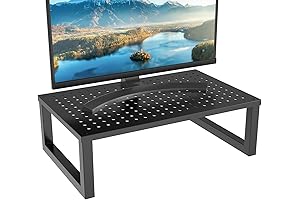 WALI Monitor Stand Riser, 1 Pack, Black