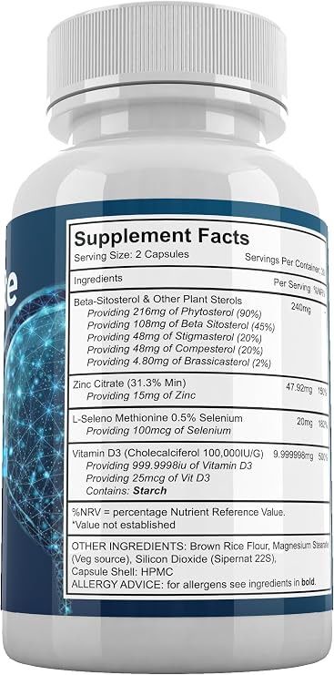 Prostate Max Prostate Support 60 Capsules Natural Ingredients Men’s Health