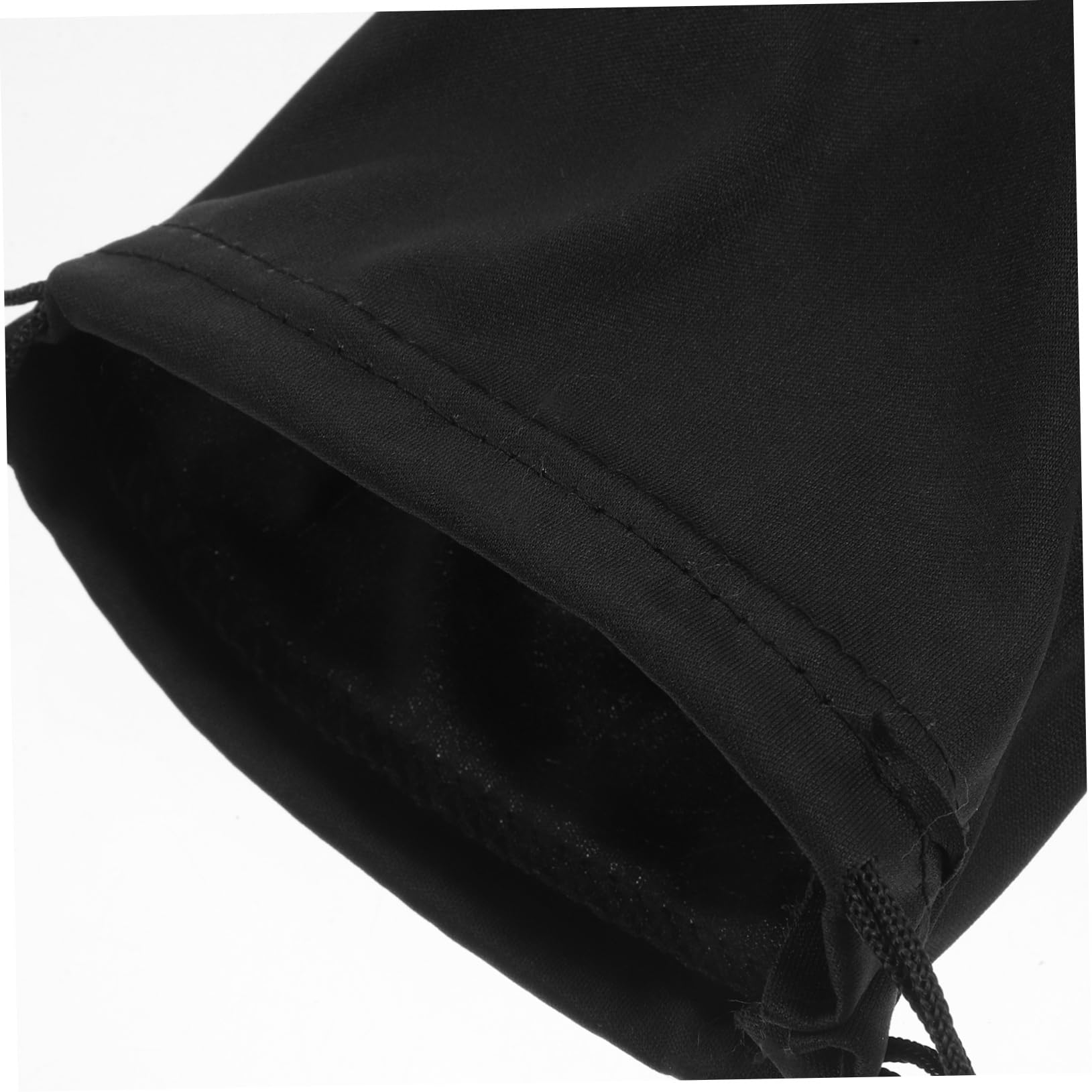 Toddmomy Lot de 10 Paquet pour Masques de Ski et Lunettes de Soleil, Pochette en Microfibre Noire 25x14 Cm, Protection Douce Fermeture à Cordon, Rangement Pratique pour Sport D’hiver