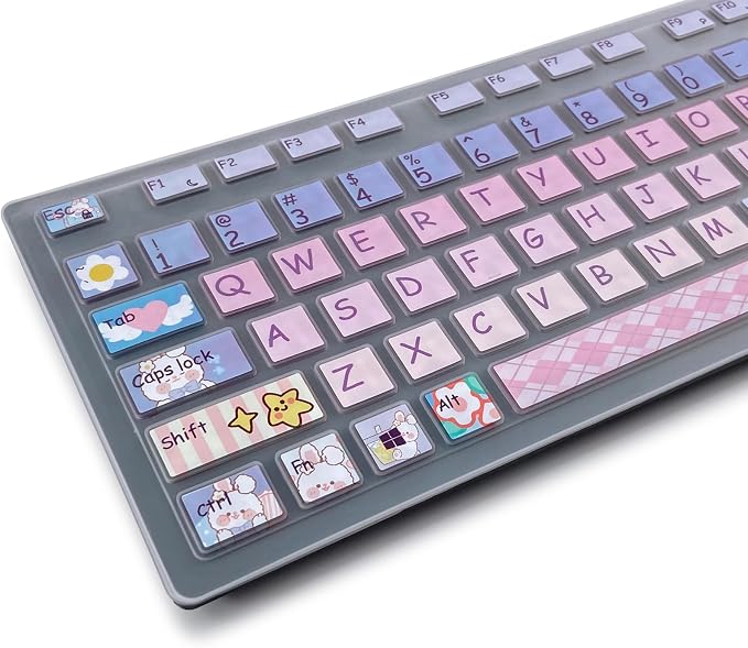 Protector de teclado para Dell KM636 y Optiplex Cute Bunny miniatura 6